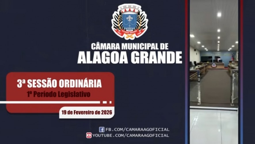 3ª Sessão Ordinária - 1º Período Legislativo - 19/02/2026