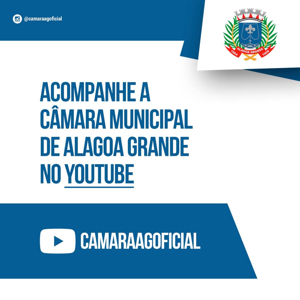 CÂMARA DE ALAGOA GRANDE NO YOUTUBE