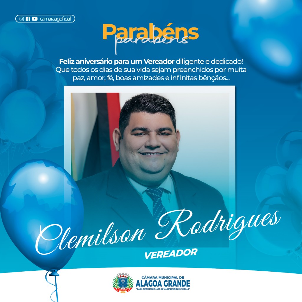 Parabéns Vereador Clemilson Rodrigues
