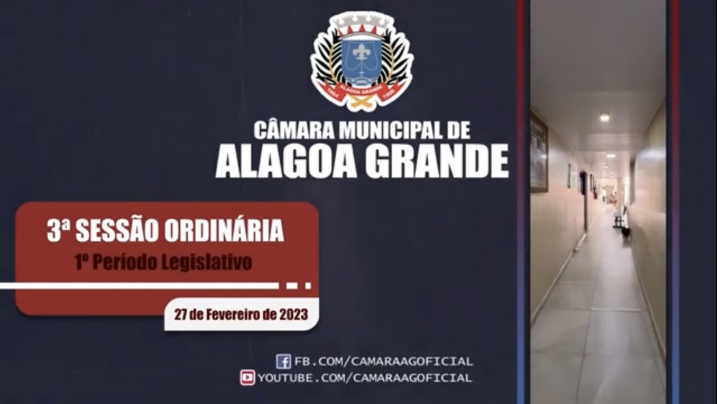 4ª Sessão Ordinária do 1º Período Legislativo do ano de 2025 da Câmara Municipal de Alagoa Grande-Paraíba