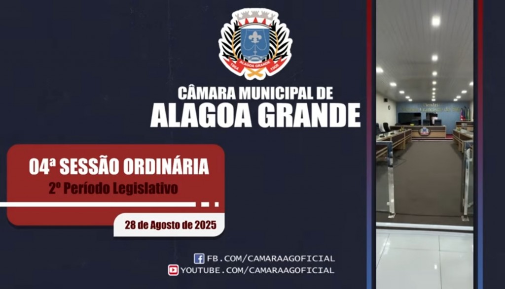 04ª Sessão Ordinária - 2º Período Legislativo - 28/08/2025
