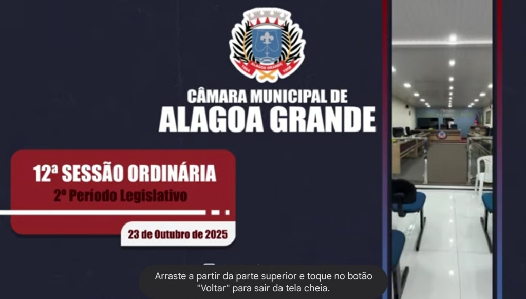 12ª Sessão Ordinária - 2º Período Legislativo - 23/10/2025